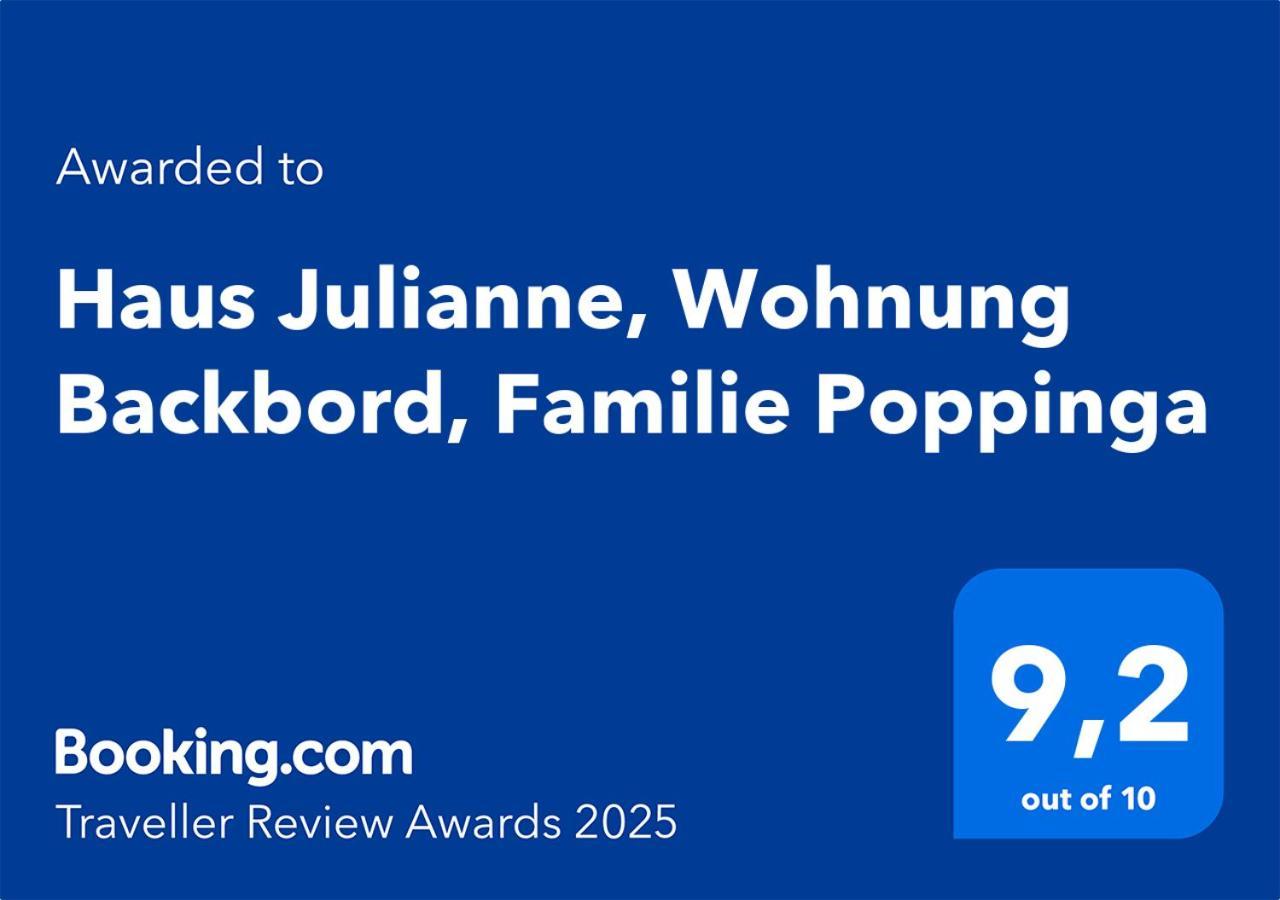 Haus Julianne, Wohnung Backbord, Familie Poppinga Norderney Exteriér fotografie